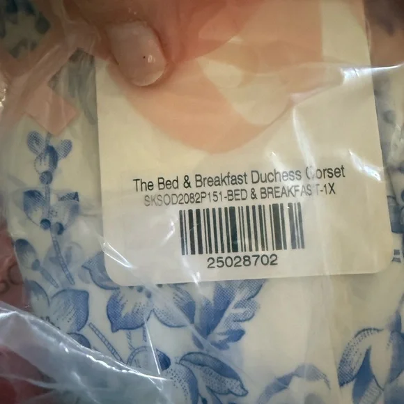 Selkie Blue Ned and Breakfast Duchess Corset 1x - Picture 1 of 2